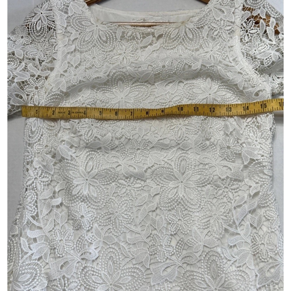 Anthropologie Charleston Lace Mini‎ Dress Retail $180 Sz 0 Gorgeous Worn Once - Picture 8 of 12